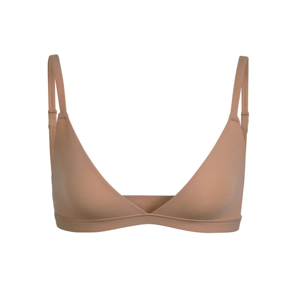 SKIMS Fits Everybody Triangle Bralette - BRAND NEW. Size: Large, Color: Sienna